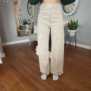 ZW marine straight leg khaki pants from Zara